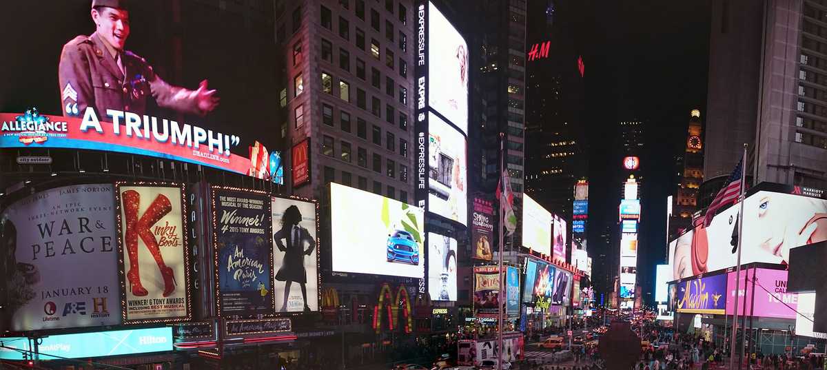 Times Square, New York – December 2015