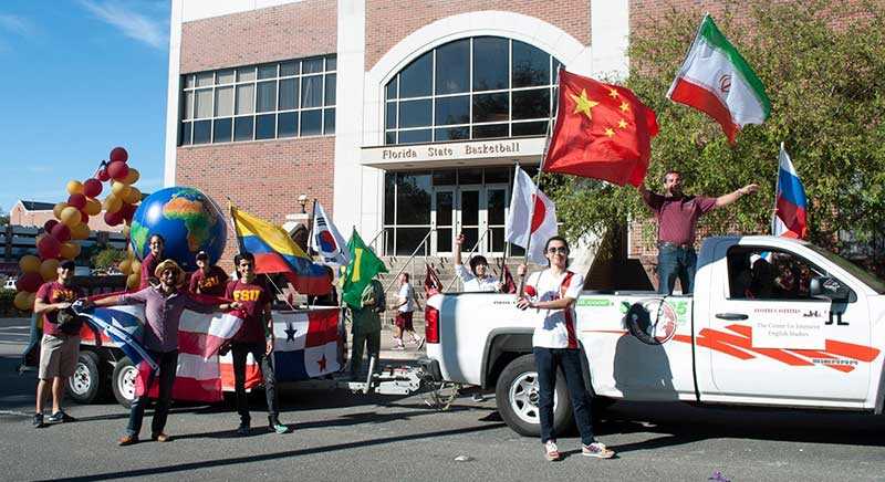 CIES car, Homecoming Parade Florida State University 2015